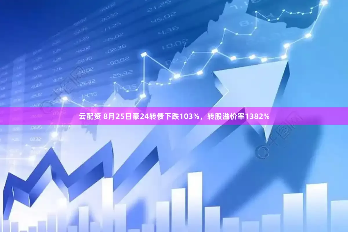 云配资 8月25日豪24转债下跌103%,转股溢价率1382%